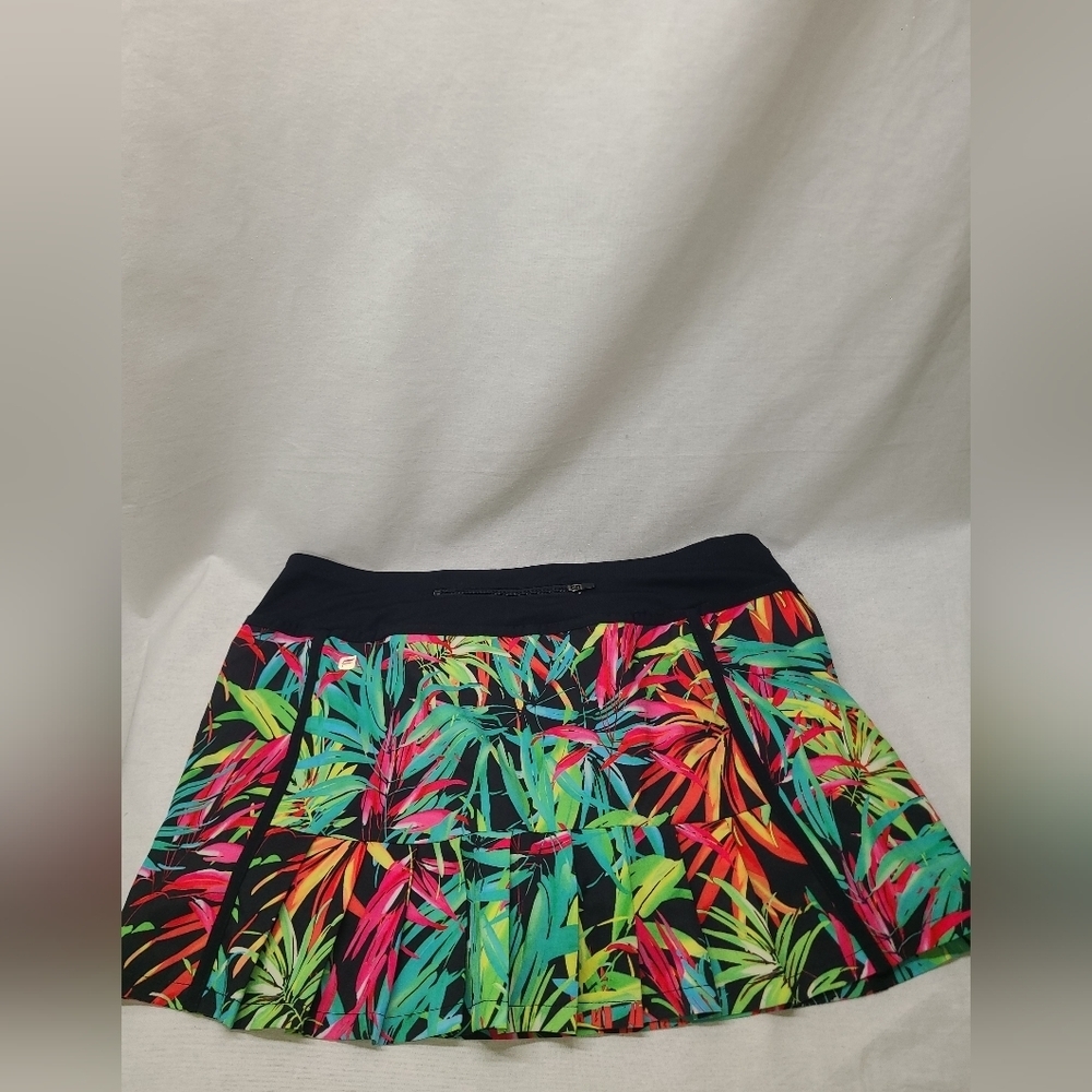 Fabletics Lorraine Run Skirt Tropical Print Size Large